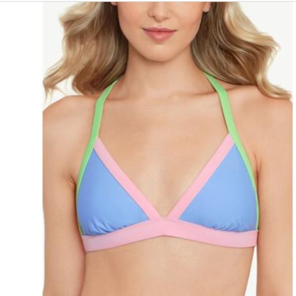 Salt + Cove Juniors' X-Back Triangle Bikini Top,